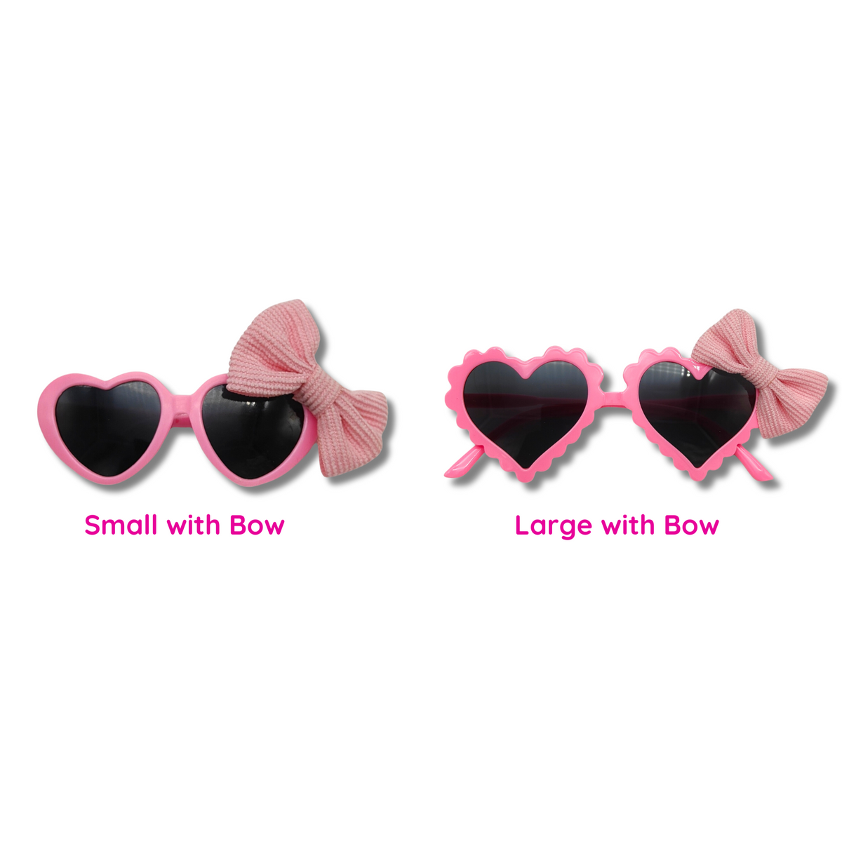 Bow Love Heart Dog Sunglasses - Reggie and Friends