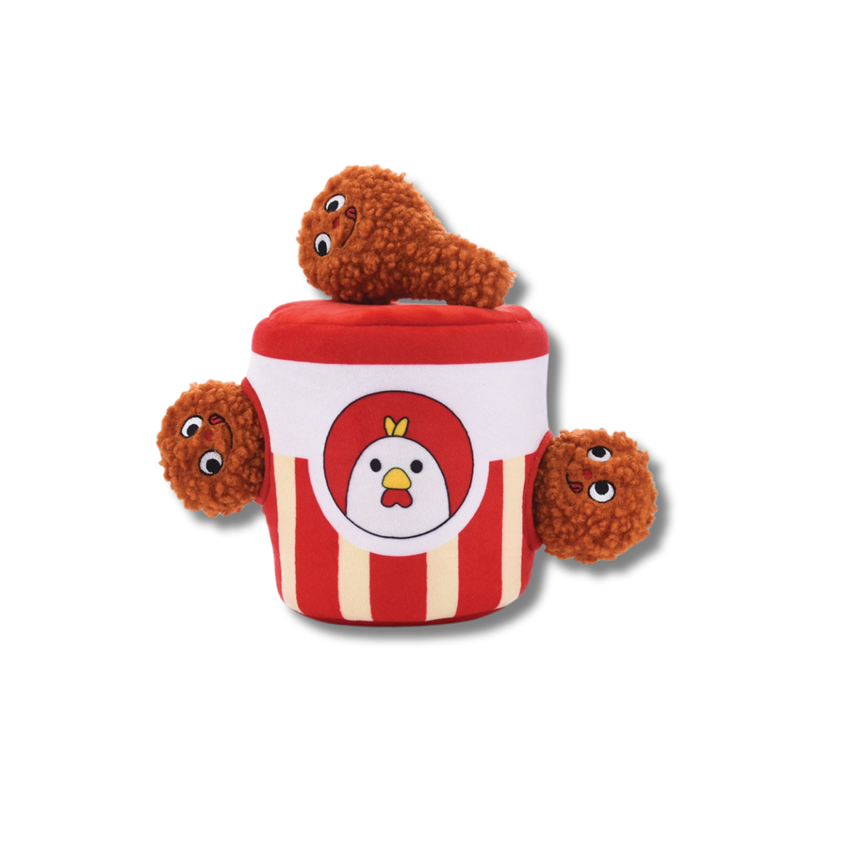 Fried chicken hidden pet plush toy - Reggie and Friends